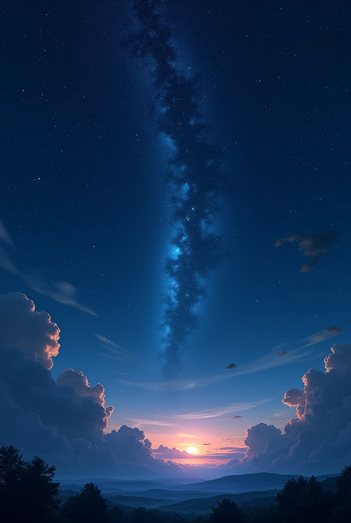A night sky