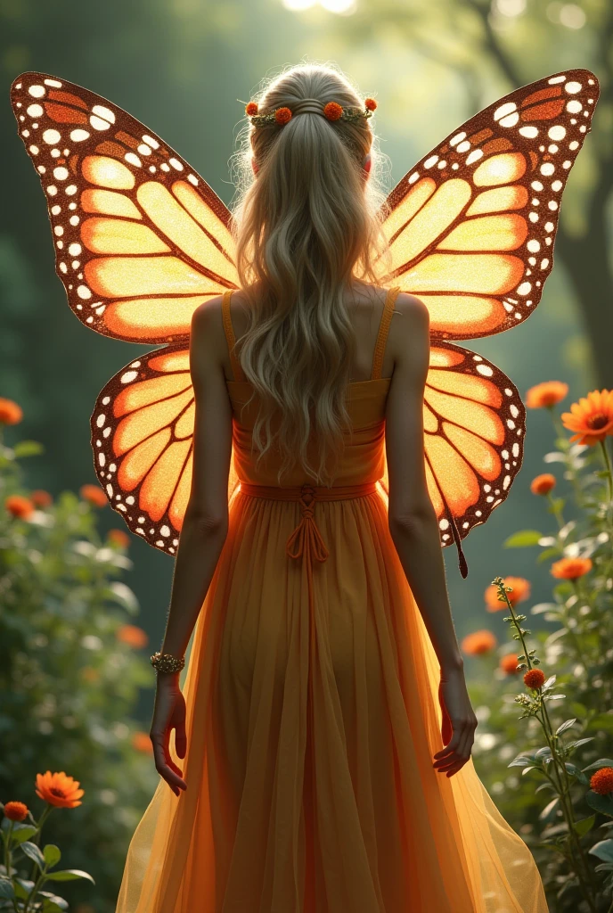 One person ,Fairy, Butterfly Wings, Beautiful clothes,(High resolution, Attention to detail, Highest quality), Fortune telling results