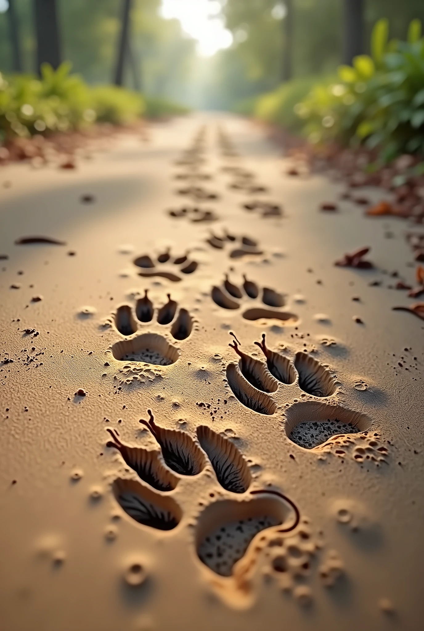 Dog pawprints with dysautonomia awareness