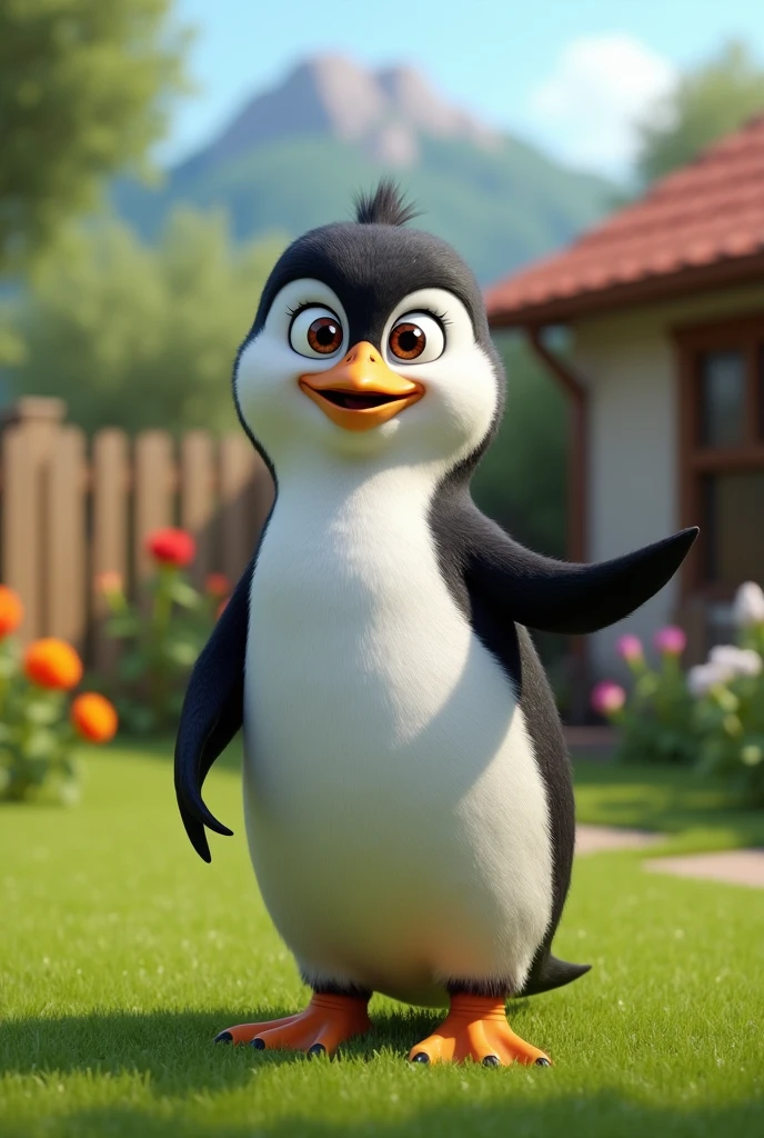 Make a realistic image of Pablo from the Backyardigans cartoon