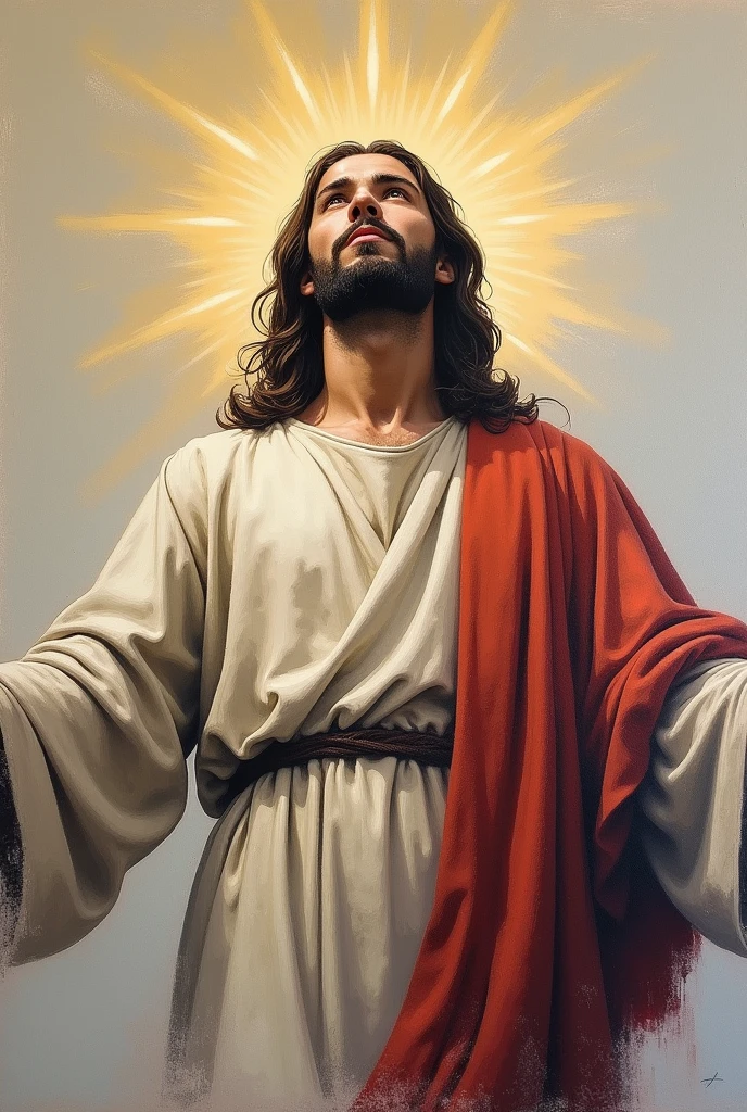 Something that shows that Jesus is the hope, easy drawing to draw with chalk drawing to color