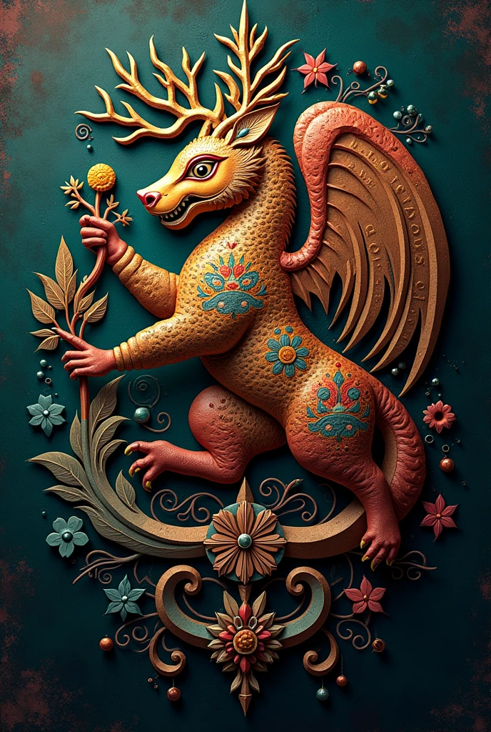 create a logo that has a mix of the mexican tradition and russian tradition