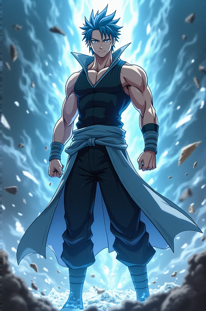 Gray Fullbuster estilo Naruto Shippuden