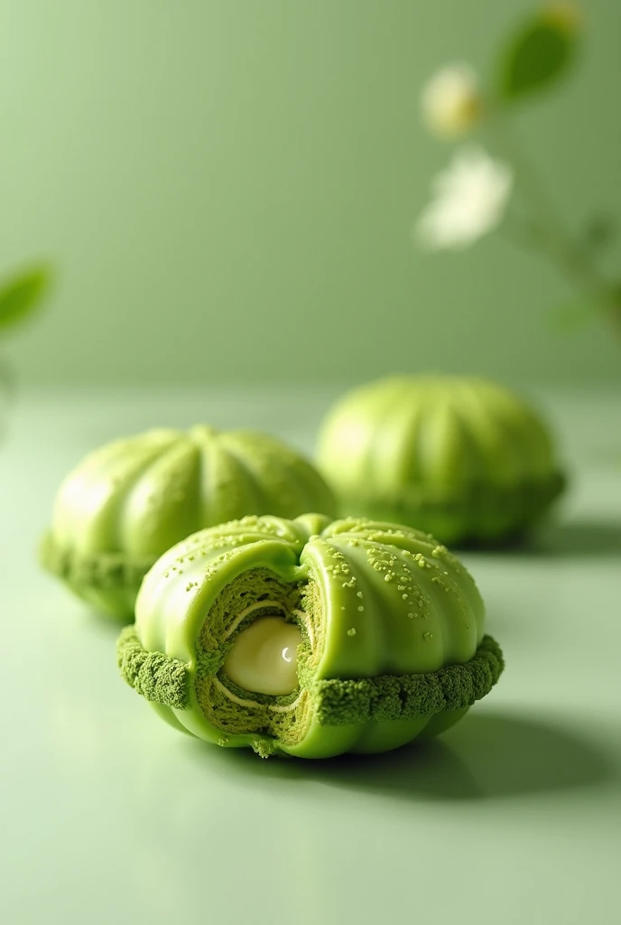 Pastry food (matcha flavor)