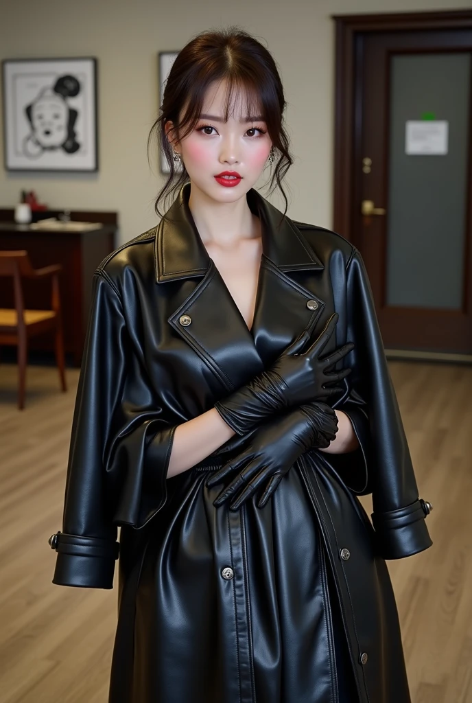 1990s amateur futanari 2 Korean female actress wearing hyper-realistic black leather trench long coat and 4K hyper-realistic black leather gloves handjob photograph:5.0, 1990s an artistic representation of 4 Korean fashion model actress wearing hyper-realistic black leather long gloves and double trench long coats full body:5.0 and A housewife cumshots profusely with a long black leather glove, cumshots in the face with a long black leather glove, teases her pussy with a long black leather glove with a smile, and squirts housewife with toy penis resting on her face:3.2, nice big female futanari cock,Lots of with long black leather gloves and facial with super long black leather gloved-housewife), (4K hyper-realistic black leather long gloves fellatio housewife-cumshot over, 4K hyper-realistic black leather long gloves cum over, 4K hyper-realistic black leather long gloves cum over on housewife-face, 4K hyper-realistic black leather long gloves cum over in mouth, thick cocks), 4K hyper-realistic black leather long gloves cumshot, her hyper-realistic black leather long gloves and hyper-realistic black leather trench long coat full body:5.0, technicolor film, film grain, 1990s, pleasure, playful smile, 4K hyper-realistic black leather double trench long coats, 4K hyper-realistic black leather long gloves cum over on futanari tongue:5.0, hyper-realistic black leather long gloves and lots of cum over on face, Here is she strokes her futanari cock with cum shot over hyper-realistic black leather long gloves-housewife.