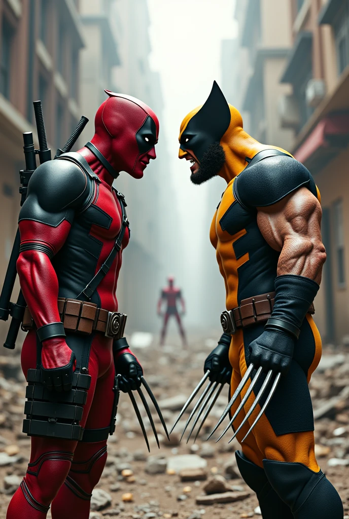 Deadpool versus Wolverine
