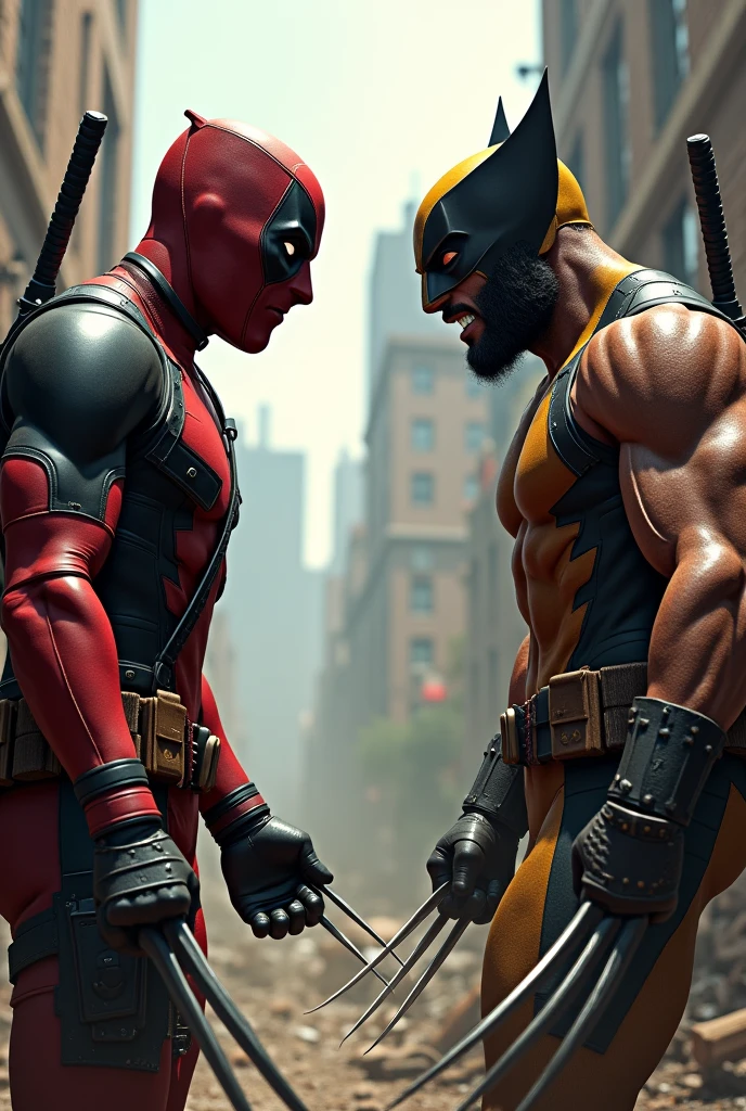 Deadpool versus Wolverine
