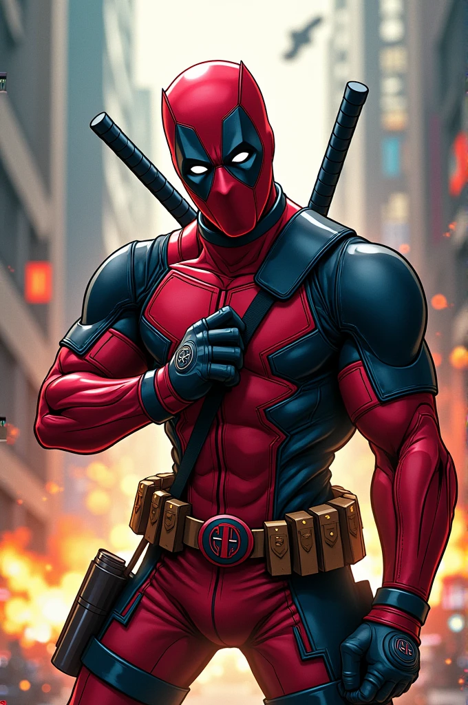 Fede vigevani with Deadpool