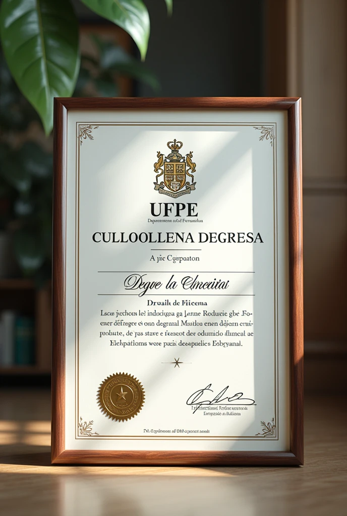 Bachelor's Degree in Chemistry at UFPE - DQF, class 2024.1