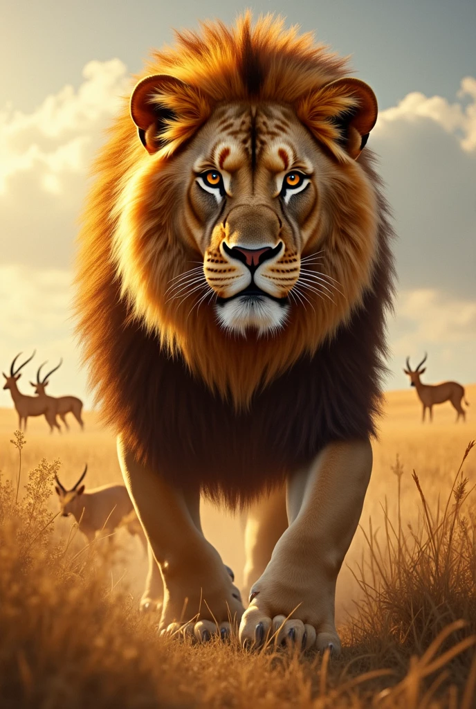 make a picture of me as a lioness