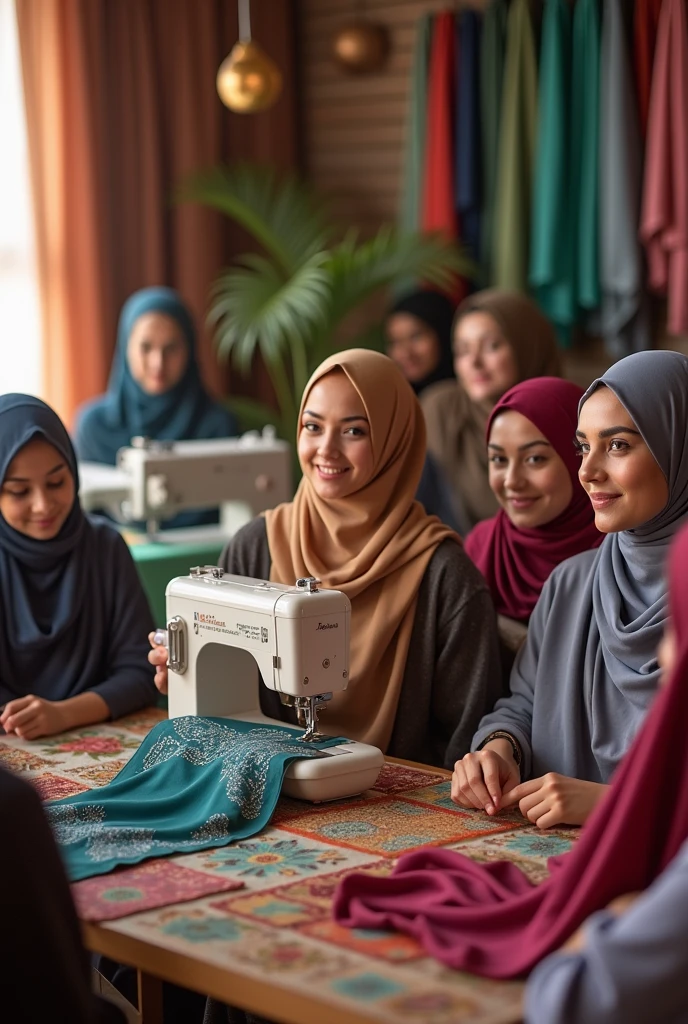 The most attractive poster for hijab sewing class