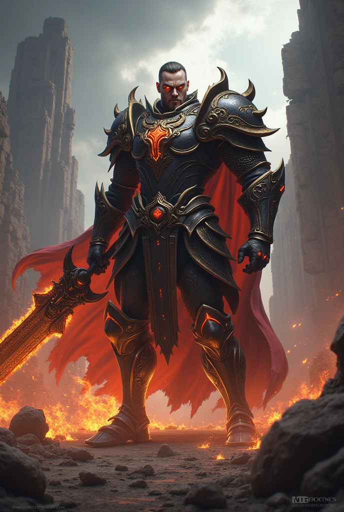 Dragon Knight from the game MU Online, After the battle、Rage.