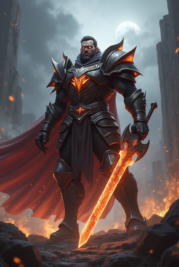 Dragon Knight from the game MU Online, After the battle、Rage.