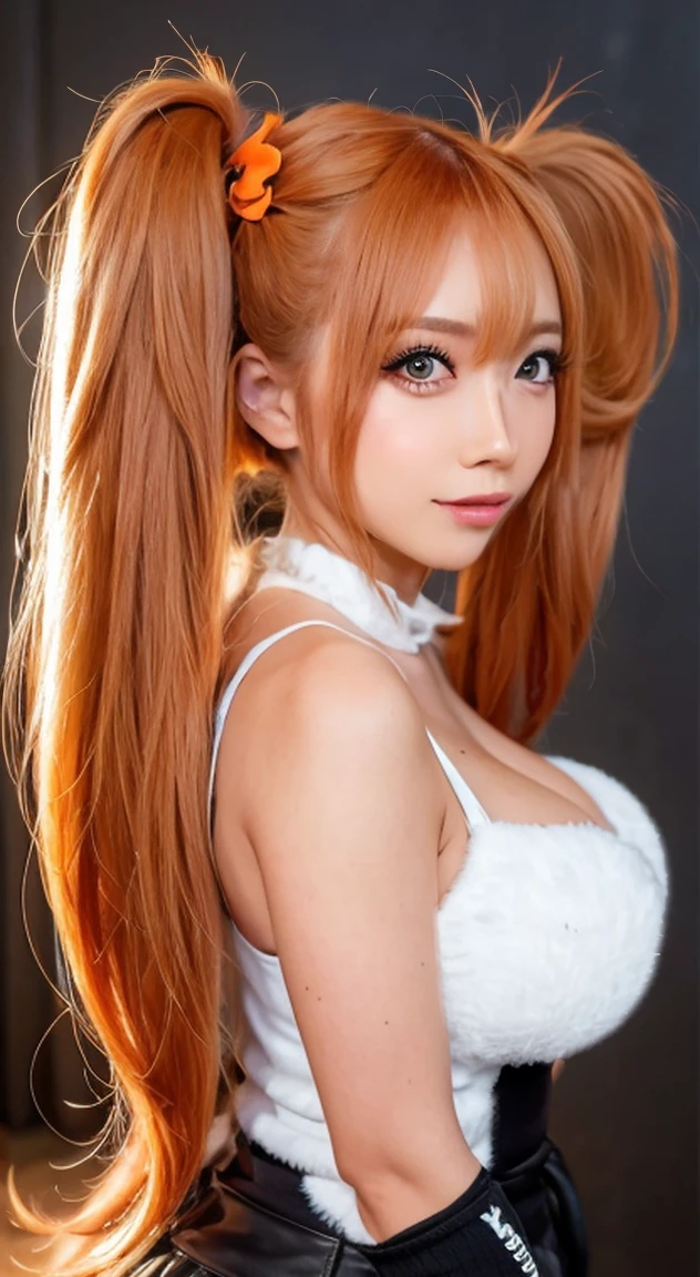 Big breasted horse riding anime, Concept Art:Shingei, Pixiv, Rasquash, change, Twin tails, splash art anime change, Anime Goddess, Lit from behind, Fluffy orange skin, Also, A juicy peach like a human, Zero-chan art, only, , Zero-chan, Naughty anime style