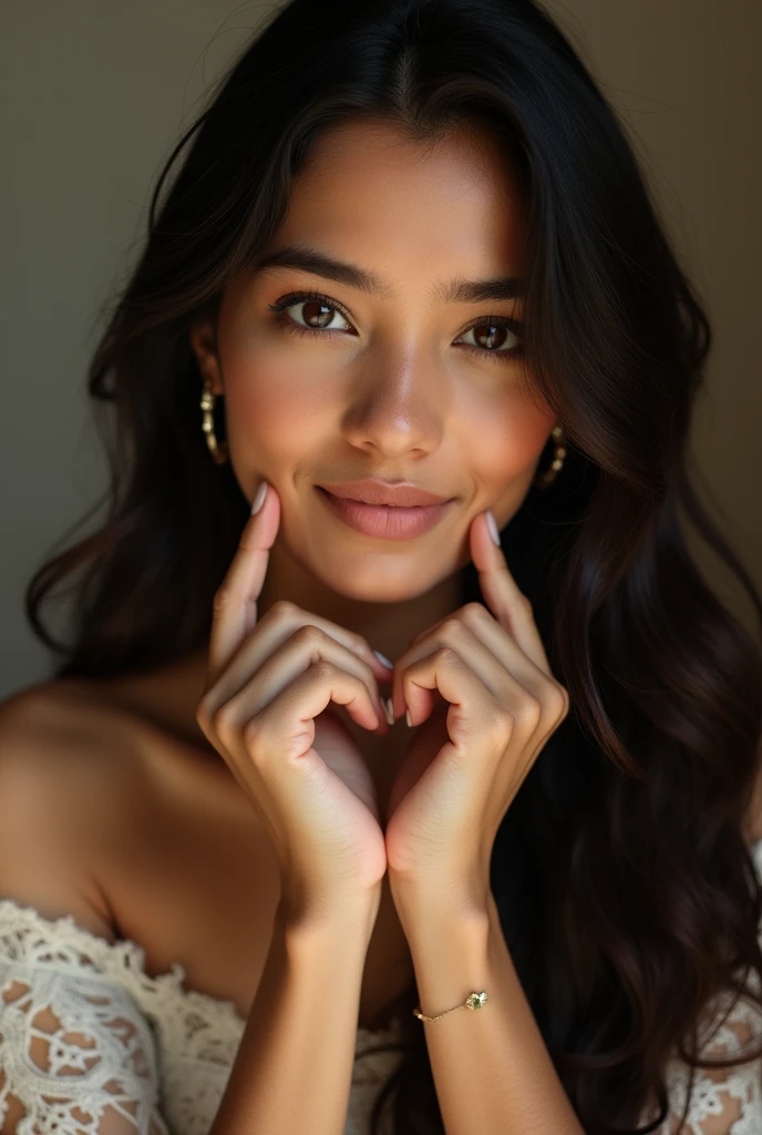 Bangladeshi beautiful girl hand