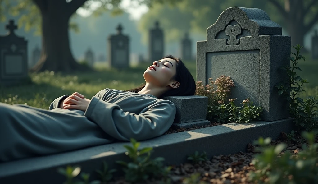 dead in the grave awaiting the day of resurrection