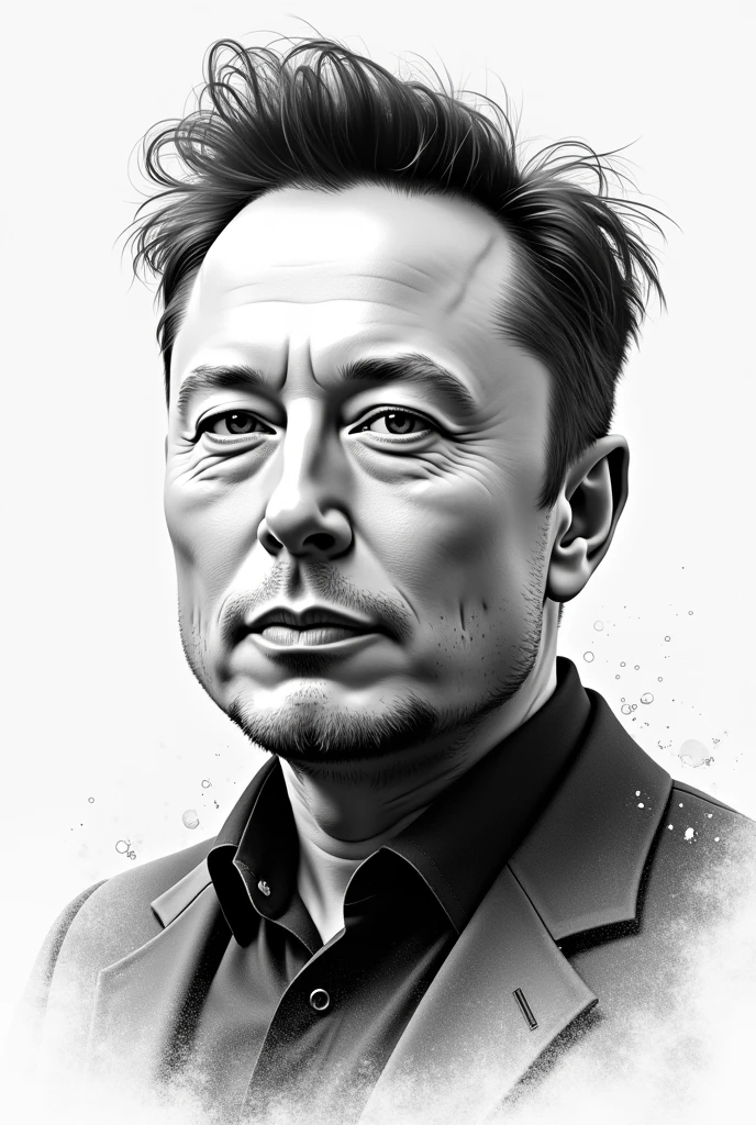 Elon Musk
sketch made of of 0 and 1
