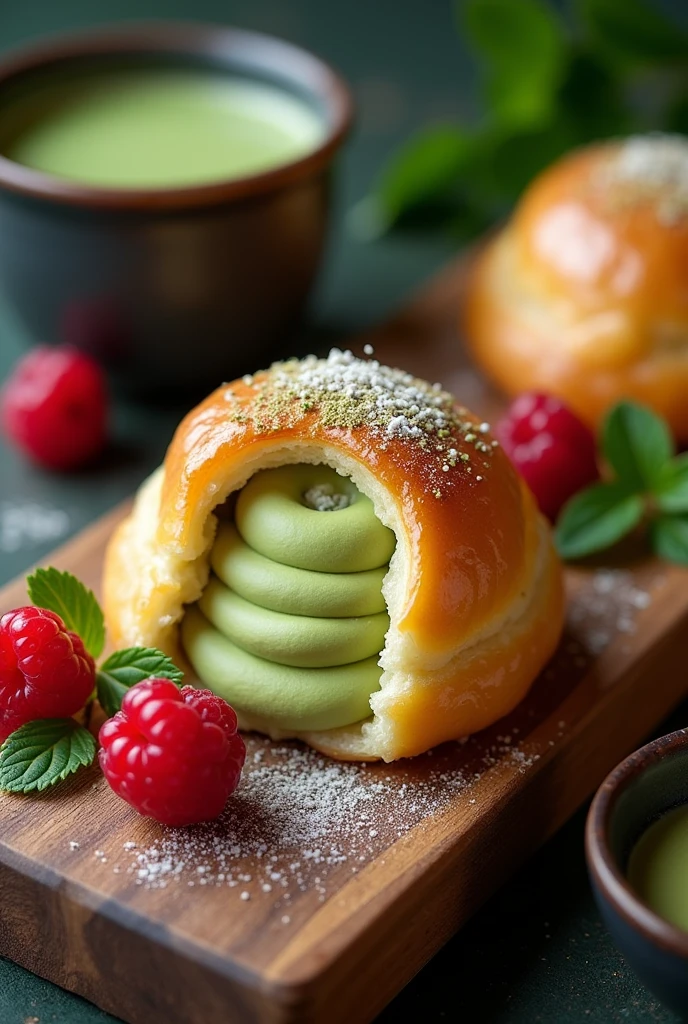 pastry matcha fillings food and drink to match