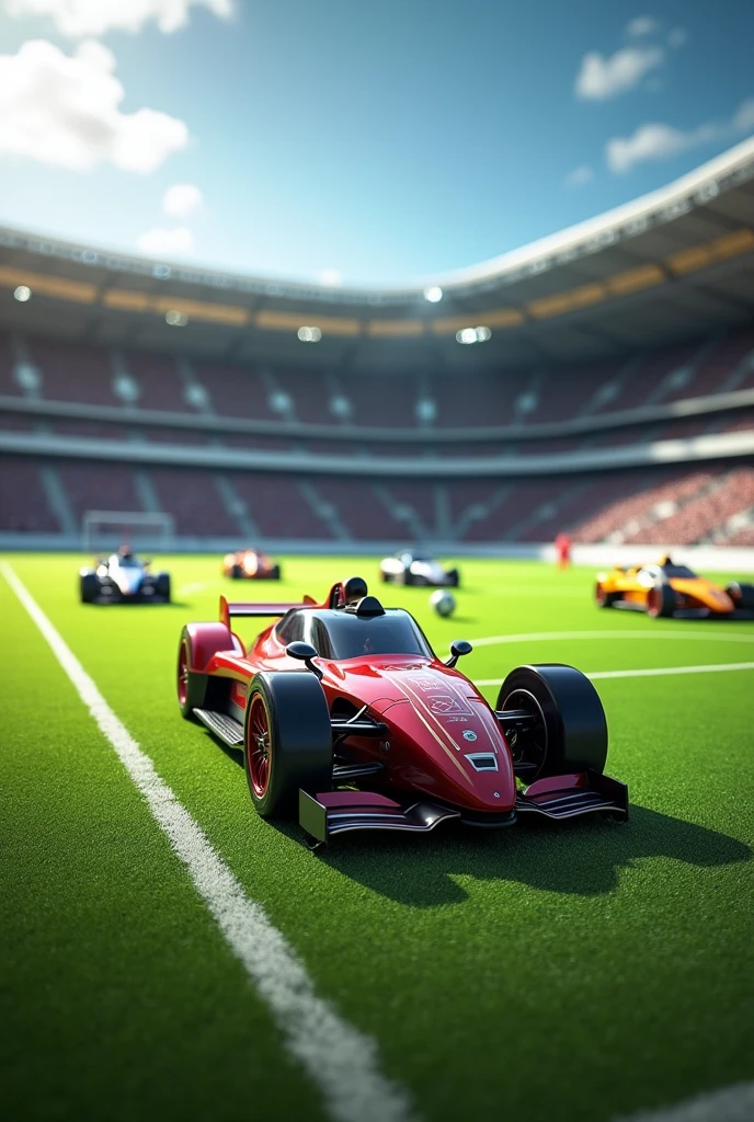 Playing Football usingRemote Control Cars