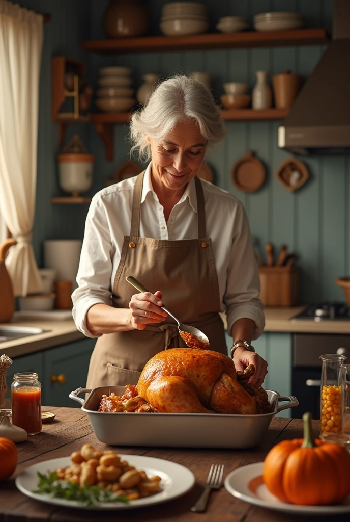 My mom last turkey