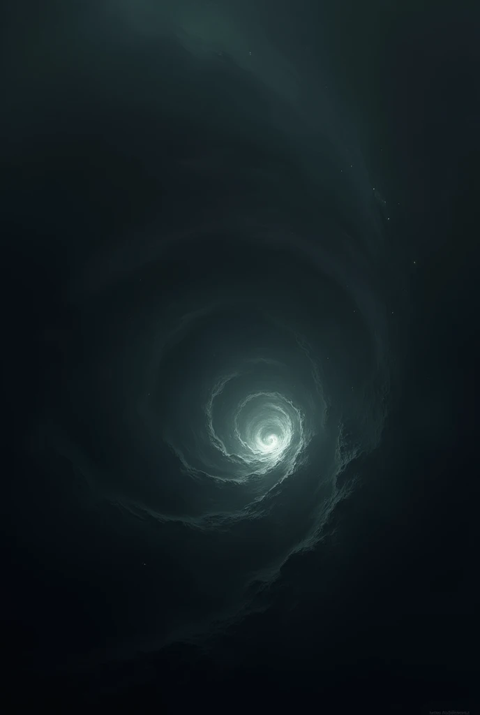 Darkness converging to a single point in space、