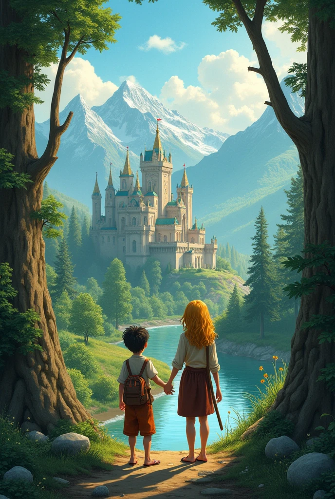**Once upon a time, in a kingdom nestled between mountains and rivers, there lived a young boy named Binn.** Binn was a kind-hearted and humble soul, living in a small village on the outskirts of the kingdom. He had little to his name, but he was rich in spirit, always helping others and spreading joy with his warm smile. He worked as a woodcutter, earning just enough to survive, but he dreamed of a life filled with adventure and love.
In the heart of the kingdom, within the grand walls of a magnificent palace, lived Princess Sara. **Sara was a vision of beauty, with her golden hair cascading like sunlight and eyes that sparkled like the stars.** She was admired by all, not just for her appearance, but for her kind heart and wisdom beyond her years. However, despite her luxurious life, Sara often felt lonely, longing for something more than the wealth and status she was born into.
One day, as Binn was gathering wood in the forest, he heard a faint cry for help. **Following the sound, he discovered a young woman trapped under a fallen tree.** With all his strength, Binn managed to lift the tree and free her. The woman was none other than Princess Sara, who had wandered into the forest to escape the confines of her palace life and find solace in nature.
Grateful for her rescue, Sara introduced herself to Binn, though she concealed her true identity as the princess. She was captivated by Binn’s genuine kindness and the simplicity of his life. As they spent time together, Binn shared his dreams and stories, and Sara found herself drawn to his warmth and sincerity.
**As days turned into weeks, Binn and Sara met often in the forest.** They talked about their hopes, fears, and dreams, and a deep bond began to form between them. Binn fell in love with Sara’s gentle nature and her curious spirit, while Sara admired Binn’s courage, humility, and unwavering kindness.
But their love was not without challenges. **Sara’s father, the King, had arranged for her to marry a wea