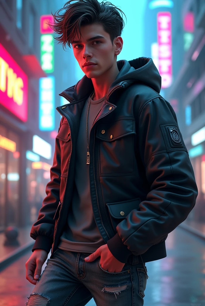Make a cool boy image