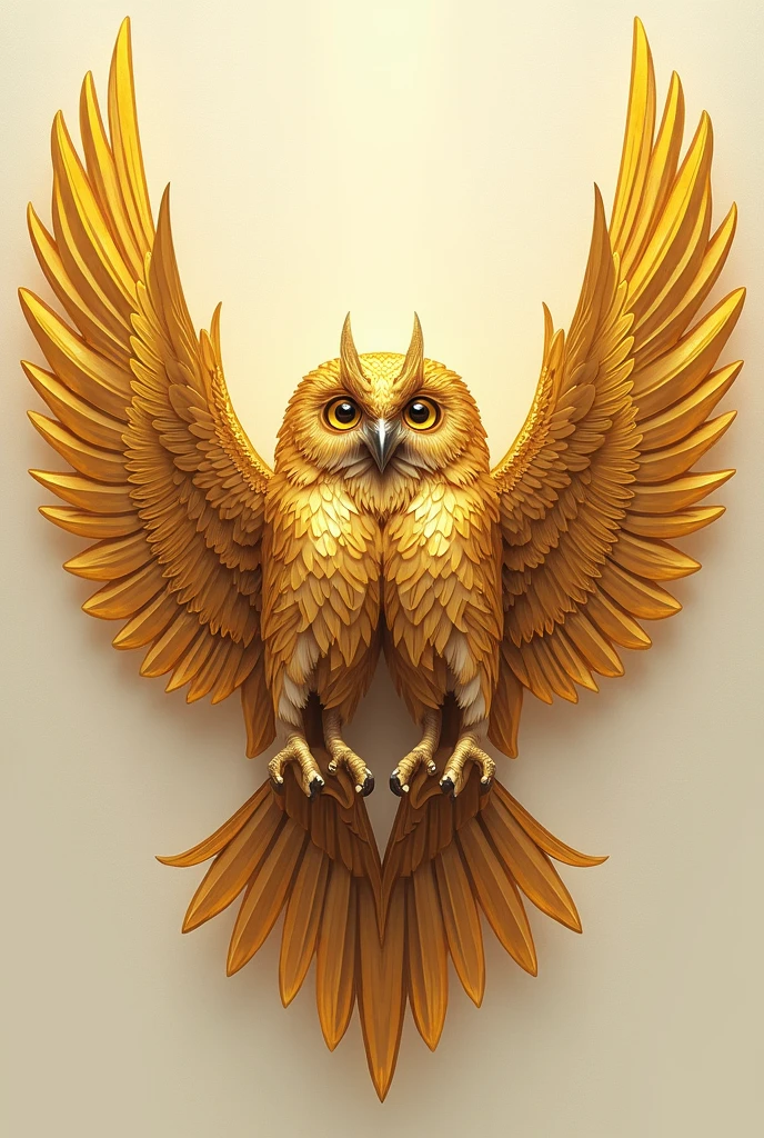 twin gold owl logo