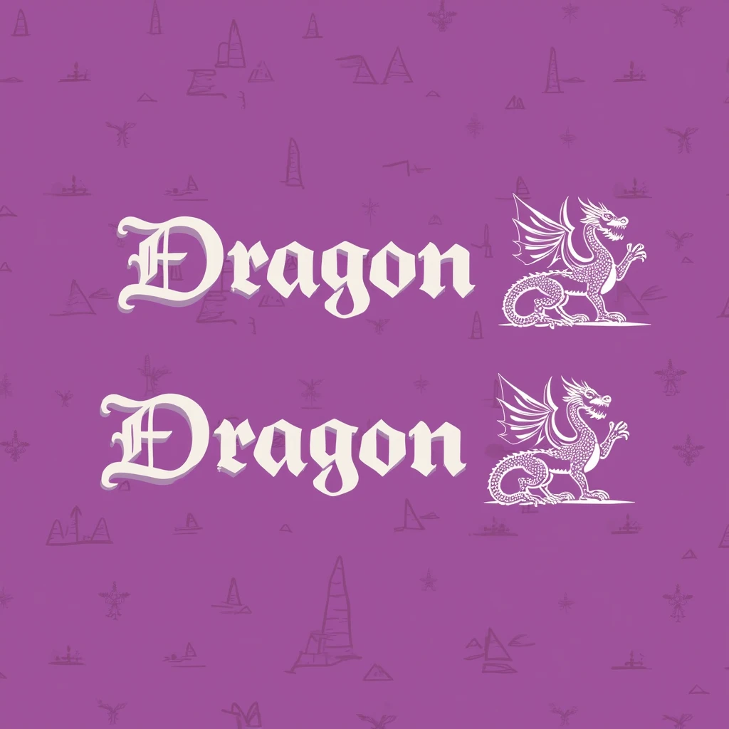 Make a dragon logo for a clothing brand