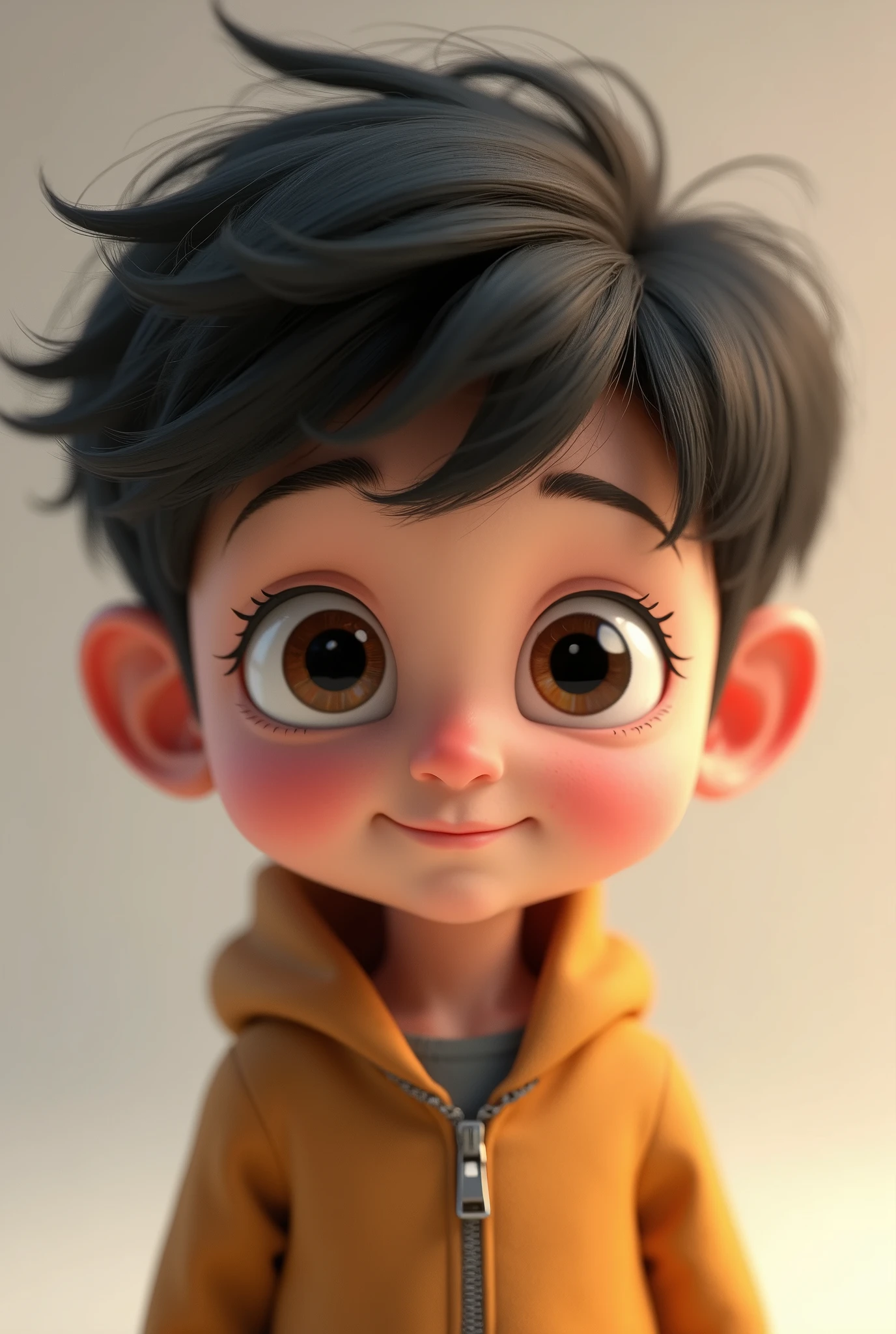 Animated hyper realistic boy