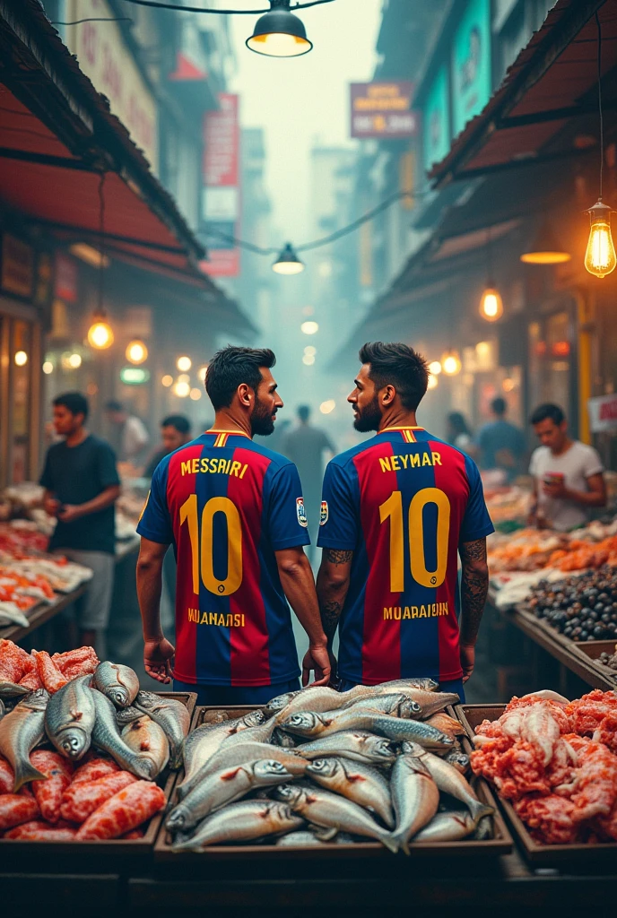 Messi neymer in fish market