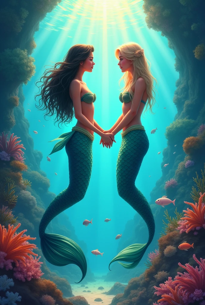 book cover "unparalleled friendship" which is about friendship between a human and a mermaid
