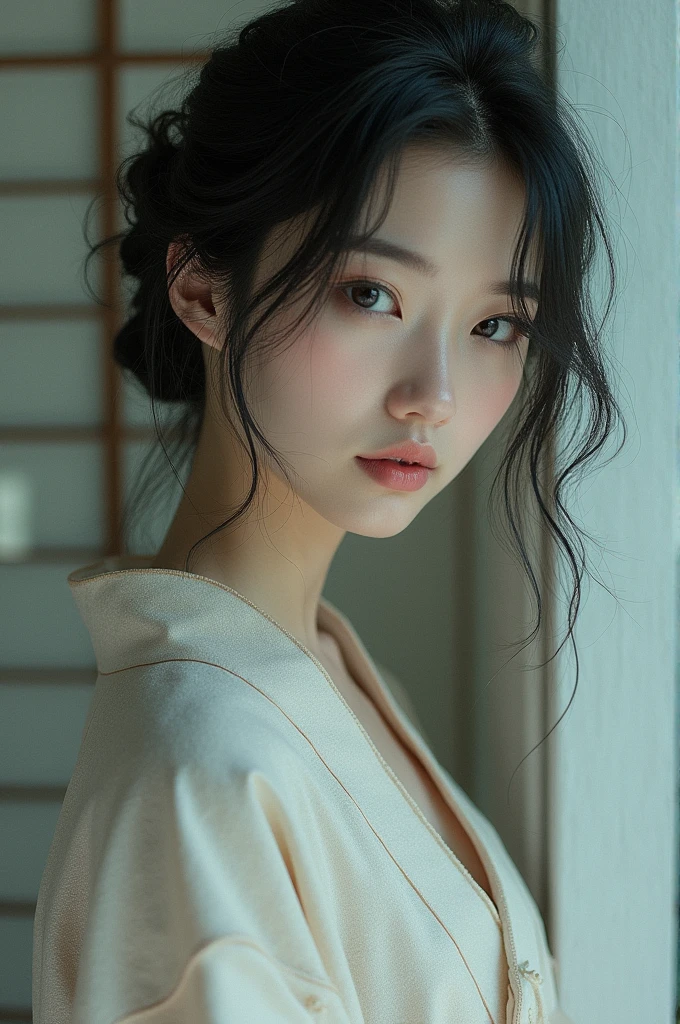 ((best quality)), ((masterpiece)), (Cinematic Aesthetic:1.4) Photo of a beautiful
lady smoking,japanese girl,20yo,
Ajia,mysterious,portrait