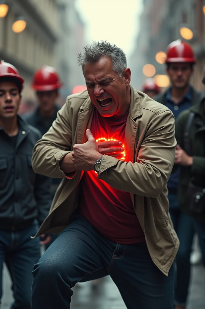 A guy with heart attack