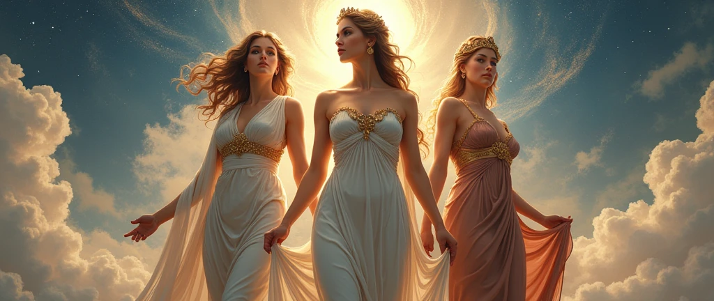 The very beautiful goddess Hera, Venus, Athena, whole body