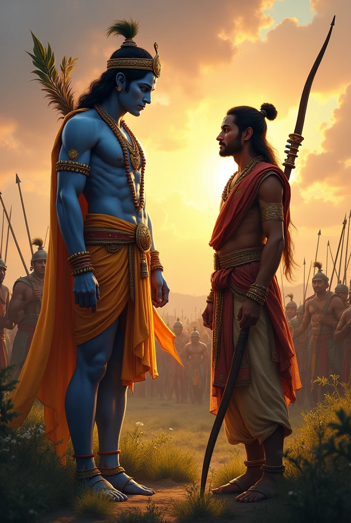 Lord Krishna give some advice to Arjuna
