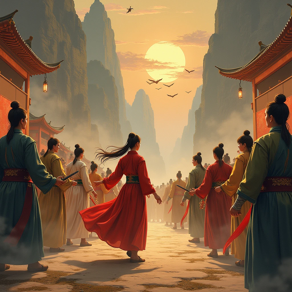 In ancient China, many Chinese people tried to find secret scriptures to practice martial arts to become the best and famous in the martial arts world. However, during the Shang Dynasty, there was a miraculous scripture that would lead men throughout the martial arts world to heaven along with women, which was the “48 Love Moves Manual”.