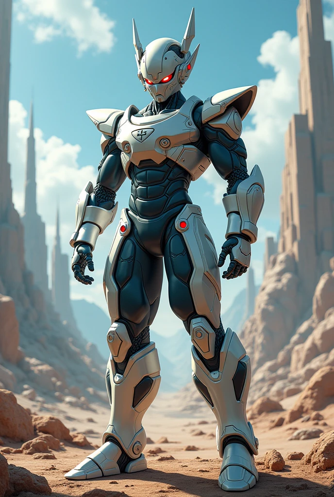 A character from Dragon ball human android race