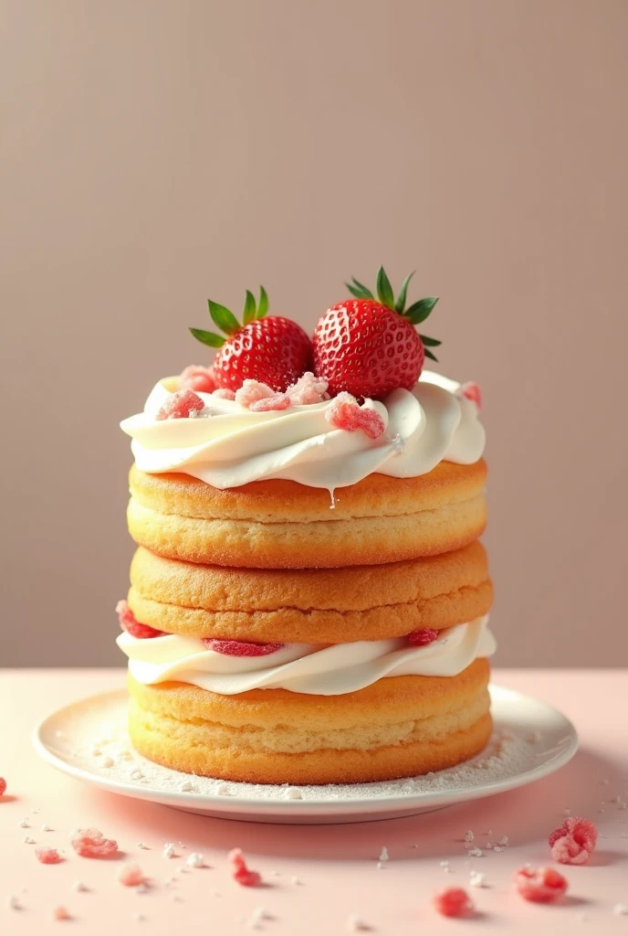 Strawberry cake without stawberry