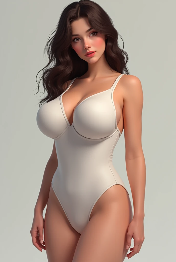 School Swimsuit、Large Breasts