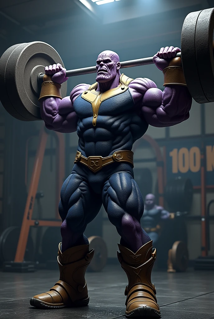 Thanos 1000 kg weight lifting
