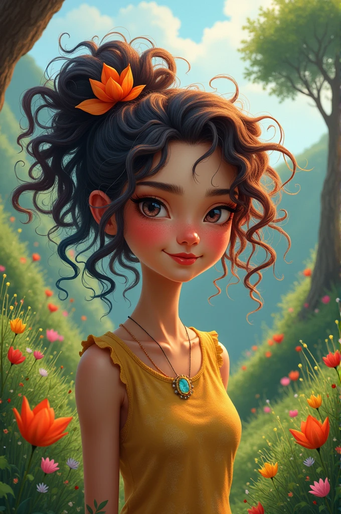 A woman inspired by Mabel from Greenville Falls