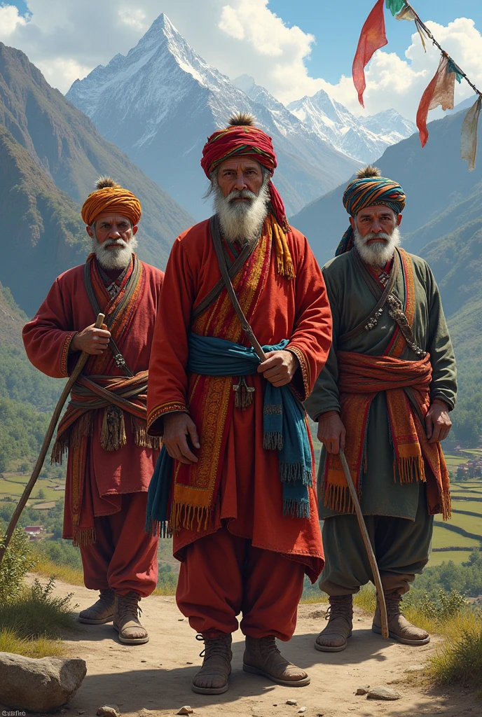 Nepali men
Traditional
