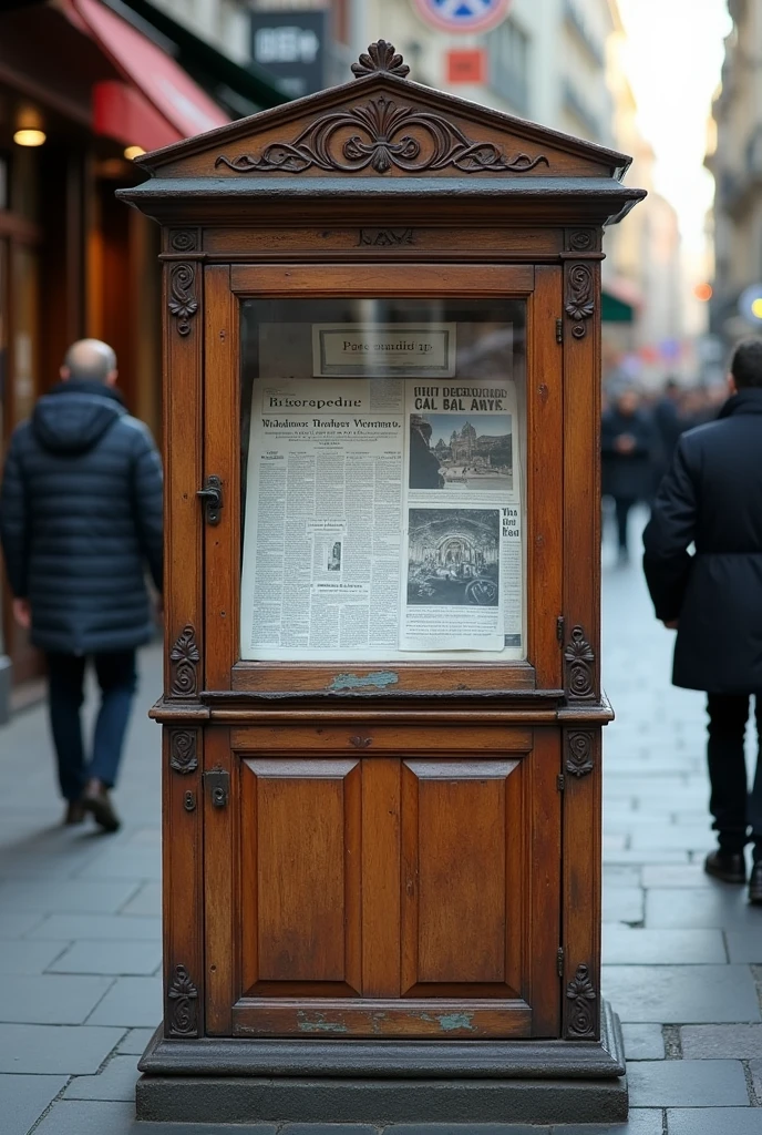 Create a newspaper box with a cutting mat underneath it box shouldn’t have a lid