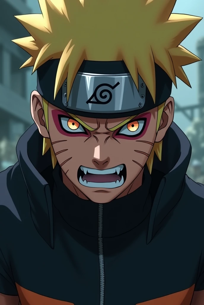 Toxic naruto with badass face