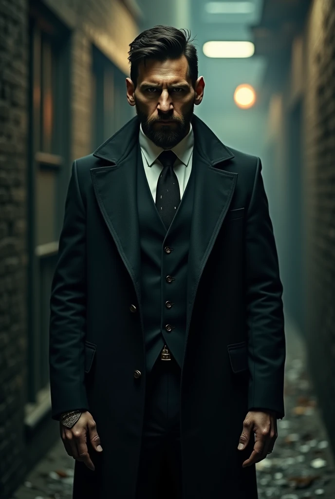 Messi as a gangster. 