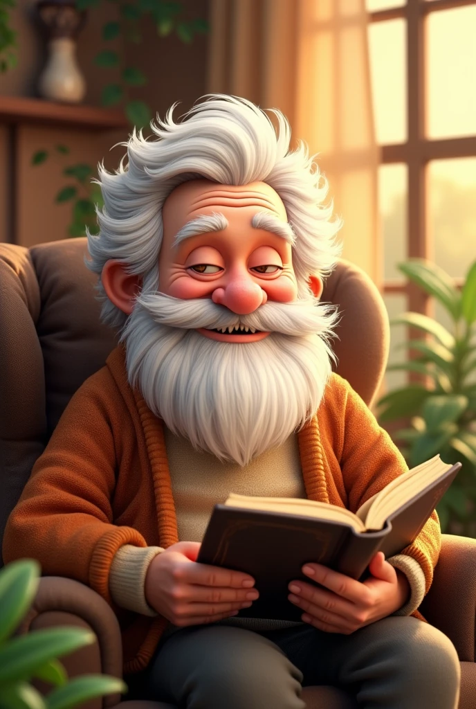 animated grandfather