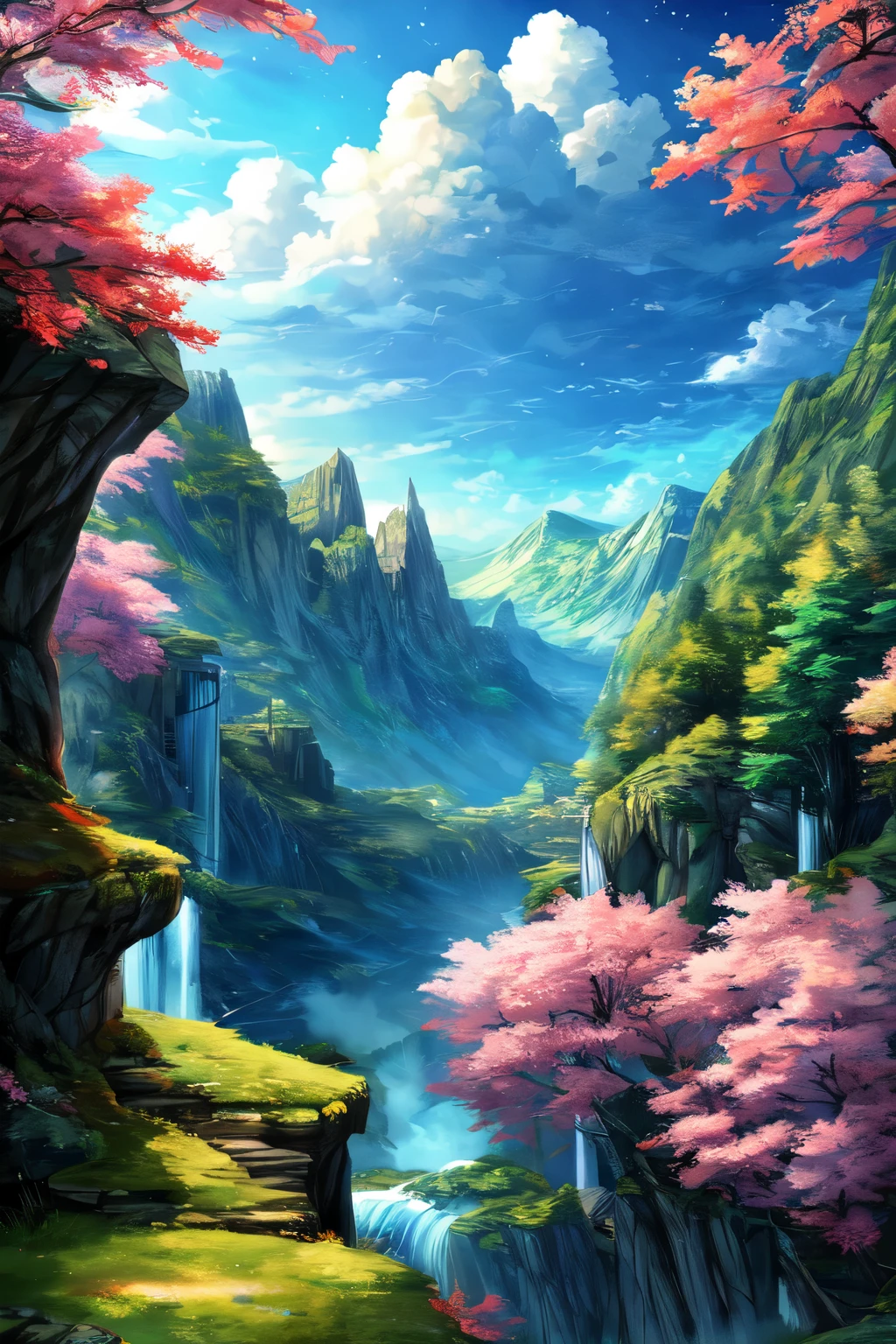 ((best quality)), ((masterpiece)), (detailed), anime landscape
