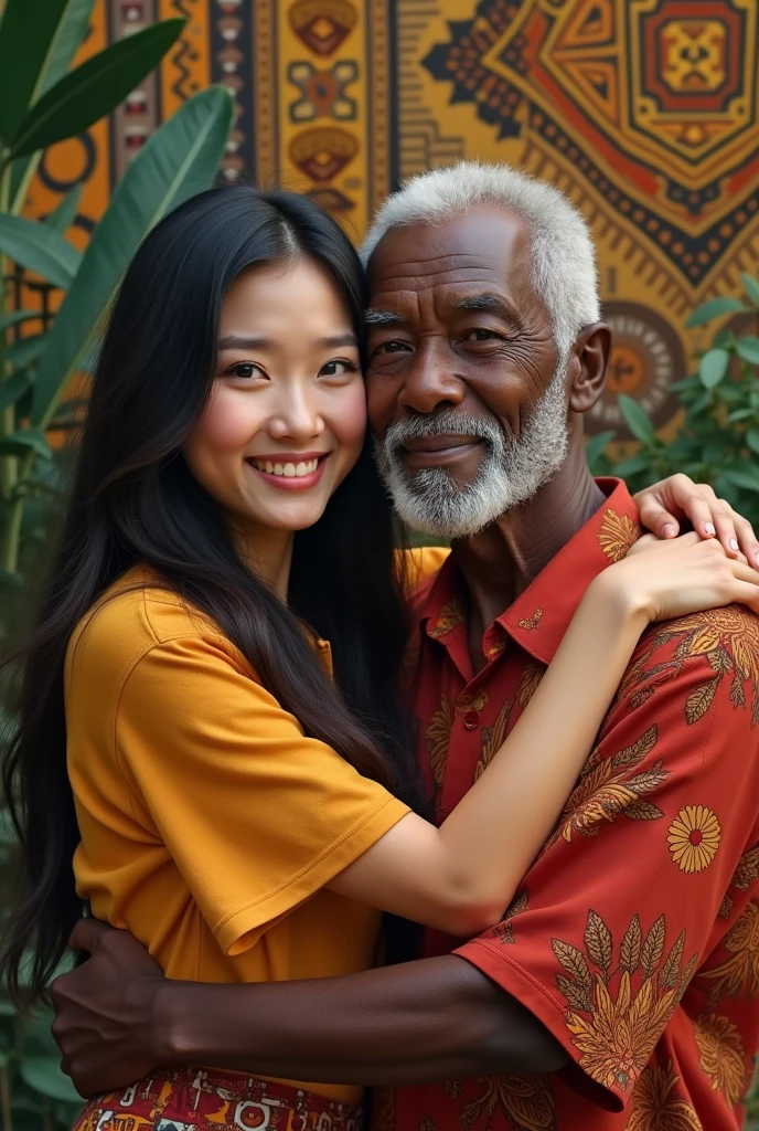 Jennie Kim and African grandfather