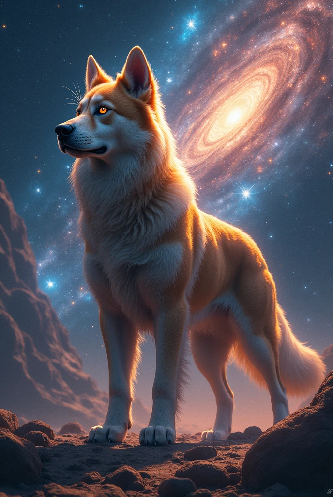 A dog that owns the entire galaxy

